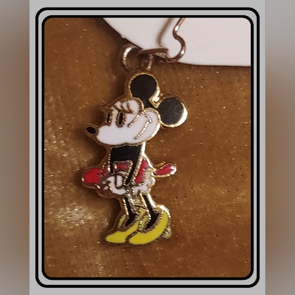 Disney Minnie Mouse Earrings - Red, Yellow, Black, White